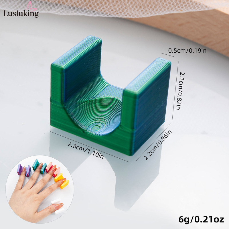 クロスボーダー新 5D マニキュア固定フィンガーホルダー 3D 印刷ベルベット表面 DIY アートマニキュアホルダーマニキュアツール|undefined