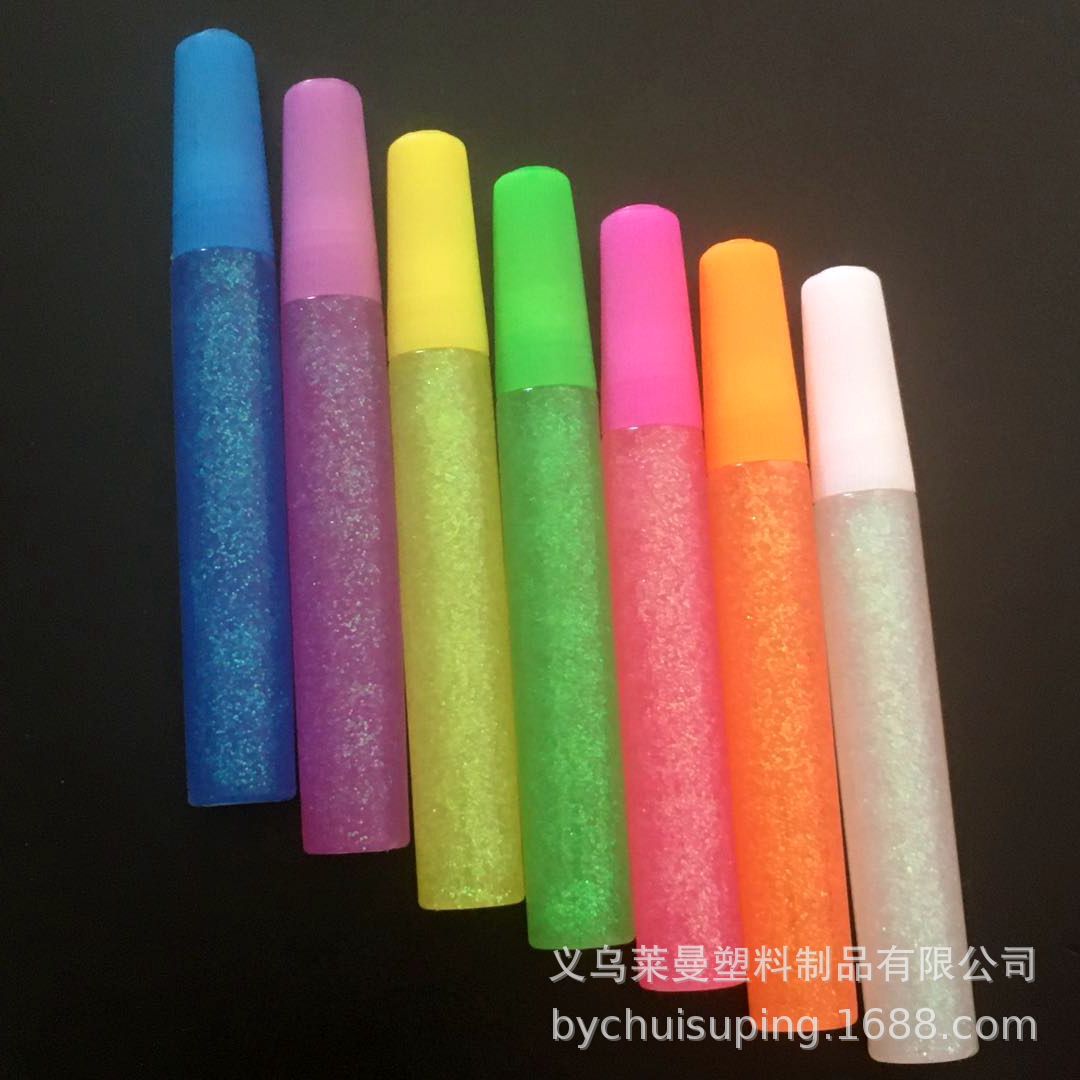 供应儿童画画笔美术颜料10克金粉笔金葱胶闪光胶笔