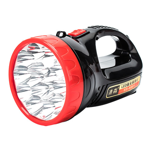 High-power portable LED searchlight strong light long-range security patrol emergency flood control firefighting large flashlight