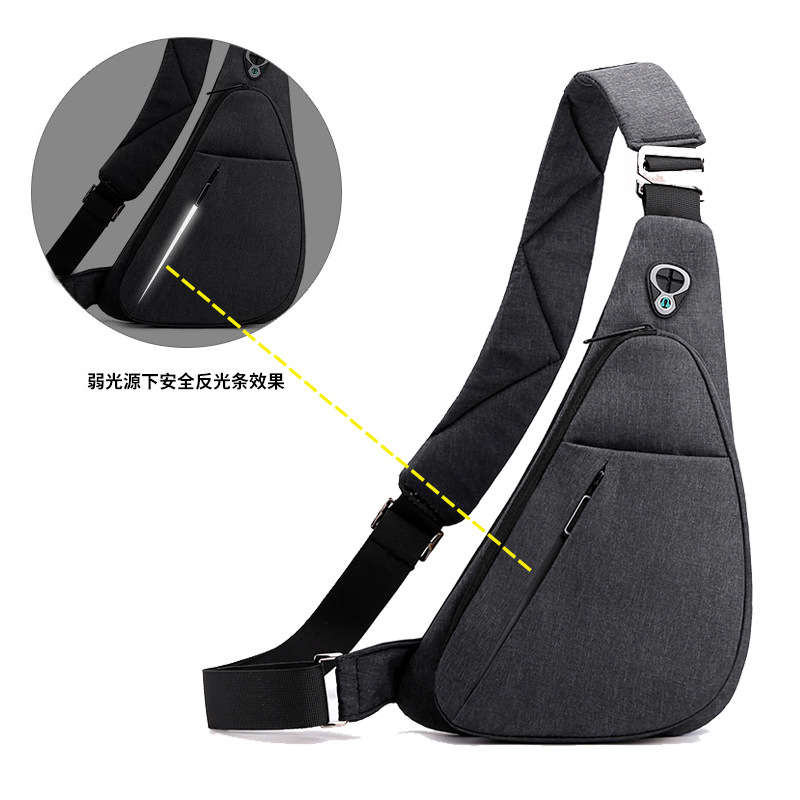 Chest bag men's new chest bag anti-splas...