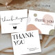 Gratitude Thank You Card Advanced Sense English Hard Cardboard Handwritten bouquet Gift Greeting Card Blessing Decorative Card