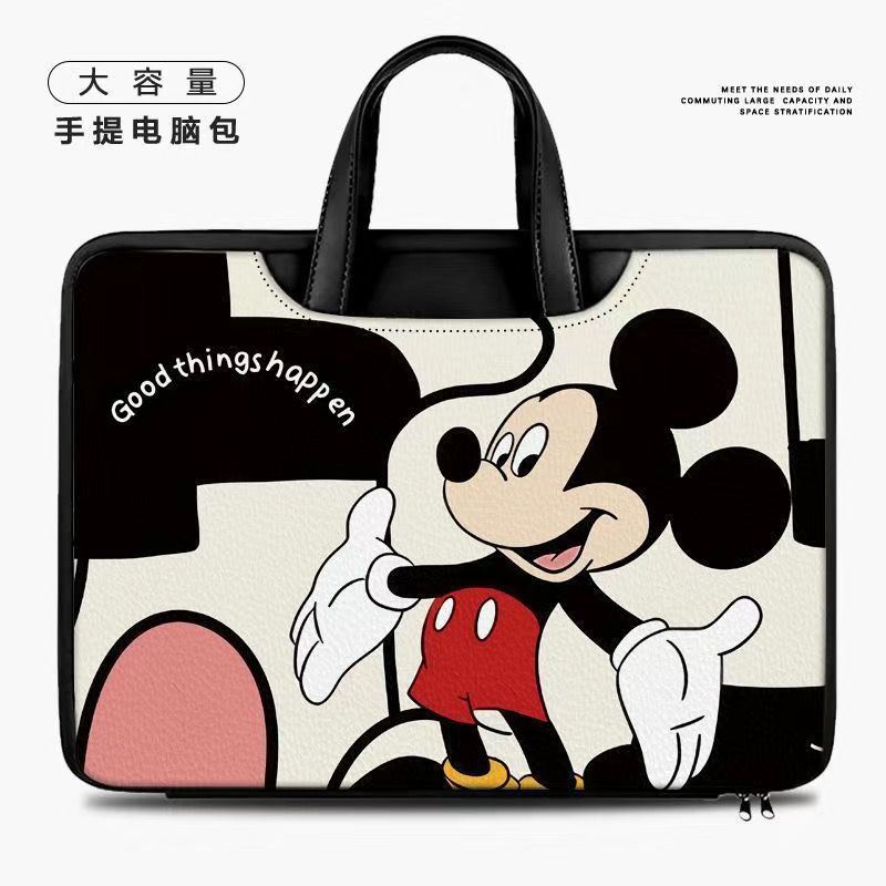 米奇涂鸦笔记本电脑包手提单肩两用适用苹果/华为/小米/小新