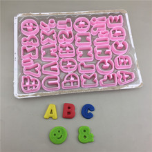 笑脸符号大写字母塑料按压模具饼干面点翻糖蛋糕橡皮泥黏土模饼干