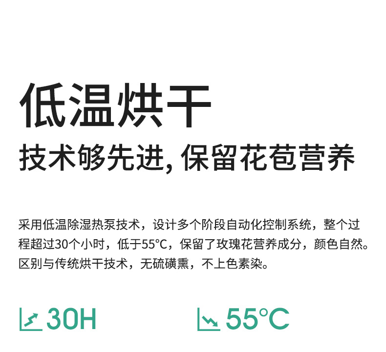 Pingyin Rose Bud Tea Mei Gui Hua 120g Can Dried Herbal Flower Tea for Daily Brewing in use