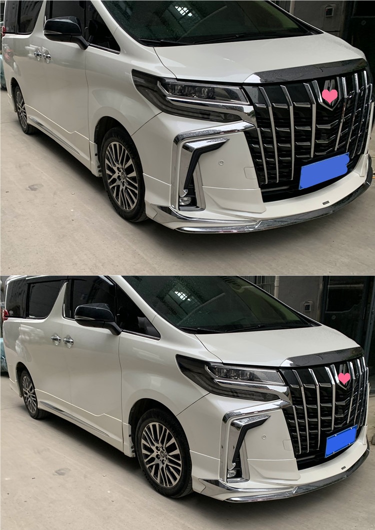 Suitable for 15-23 Alfa Front and Rear Lip Bright Strips Modified Large Surround Sc Front and Rear Bumper Mona Lisa Accessories