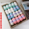 Pure white 4 milky white 4 light blue 4 pink 4 mint 4