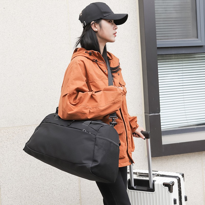 Seco-humedo separación bolsa de ejercicios bolsa de zapatos independiente bolsa de viaje de gran capacidad para hombres y mujeres bolsa multifuncional bolsa de moda bolsa de mano