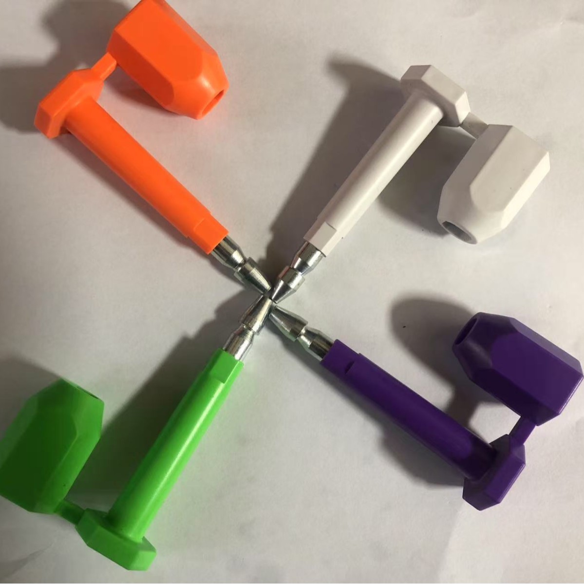 一次性封条铅封集装箱封子货柜锁子弹封大头封高保封防伪防盗封签