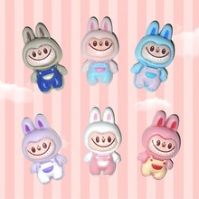 拉布布卡通diy树脂配件奶油发夹手机壳钥匙扣装饰