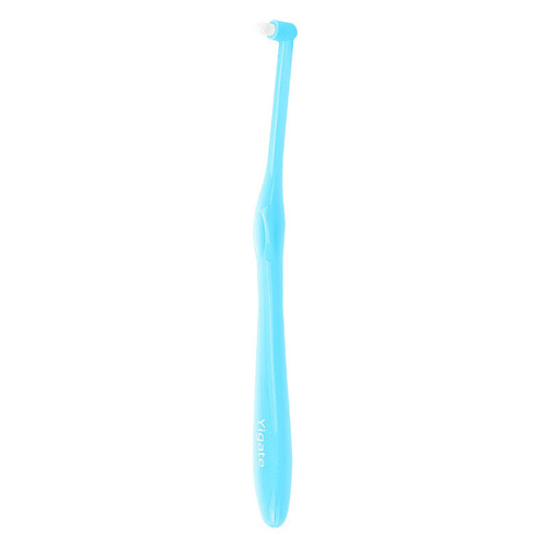 Medical cleaning single-beam toothbrush with small tip and soft bristles, special toothbrush for orthodontic implants, interdental cleaning wisdom tooth gap brush