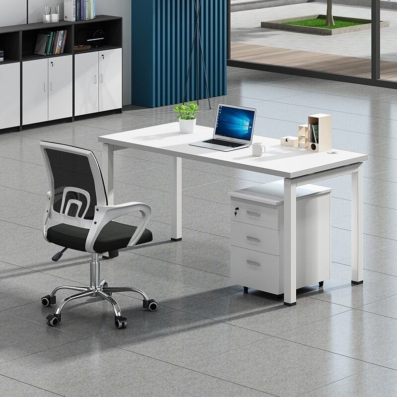 Employee Desk, Simple and Modern, with Screen to Prevent Interference, Combination Office Desk for Home Use, Bedroom, Study, Office, and Study Desk