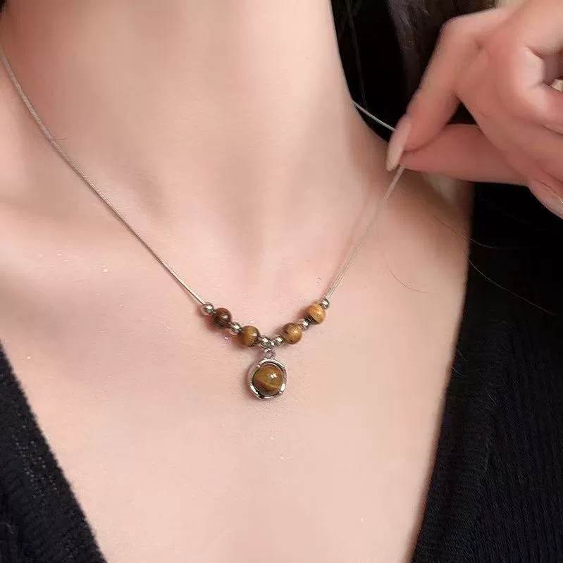 Long retro ethnic necklace, sweater, chain, accessory, Chinese style, ethnic style, boho style