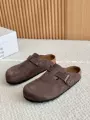 Coffee Closed Toe Clogs