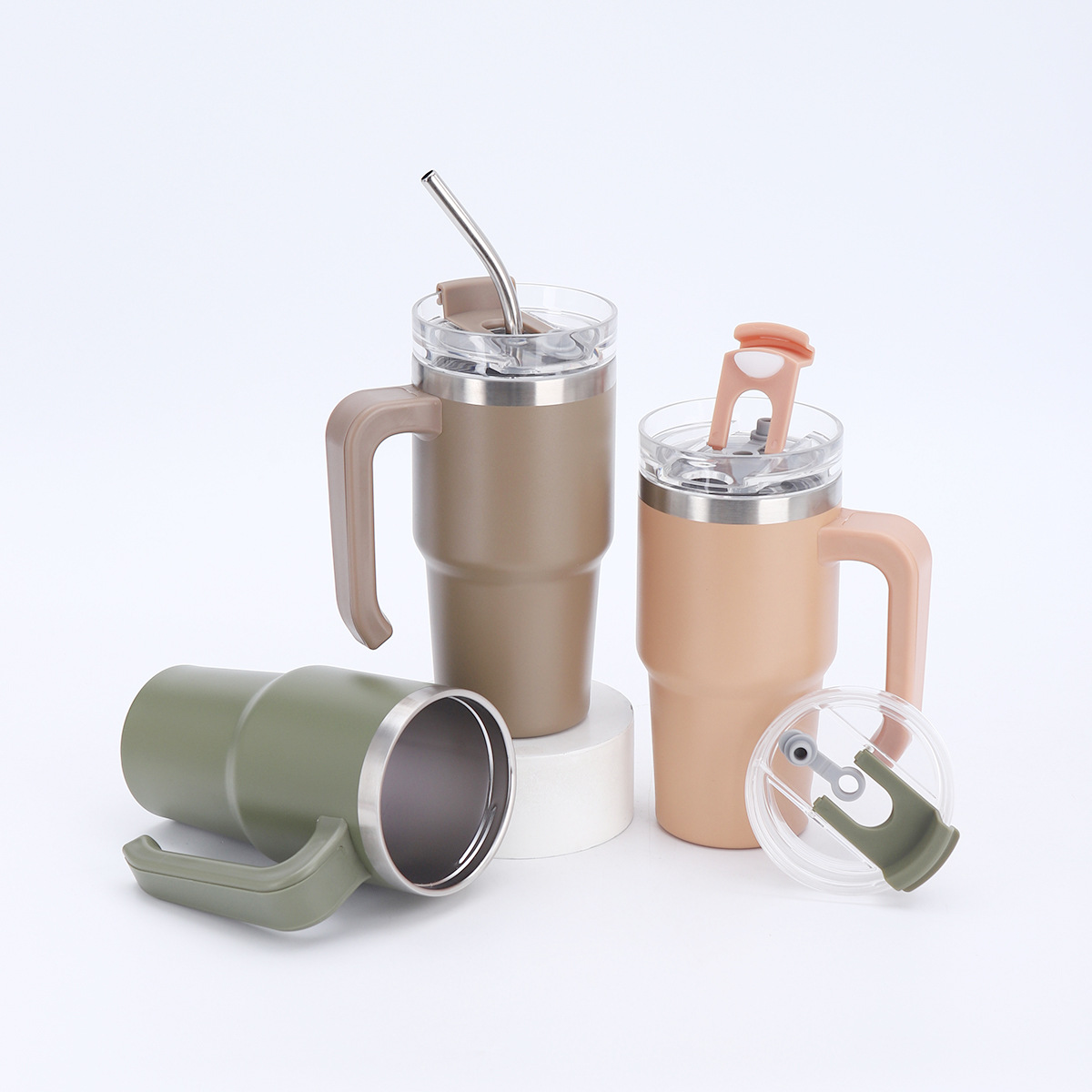 Cross-border 304 acero inoxidable 40oz taza de automóvil aislamiento de alta capacidad de aislamiento de frío taza de aislamiento de vacío portátil taza de aislamiento de calor