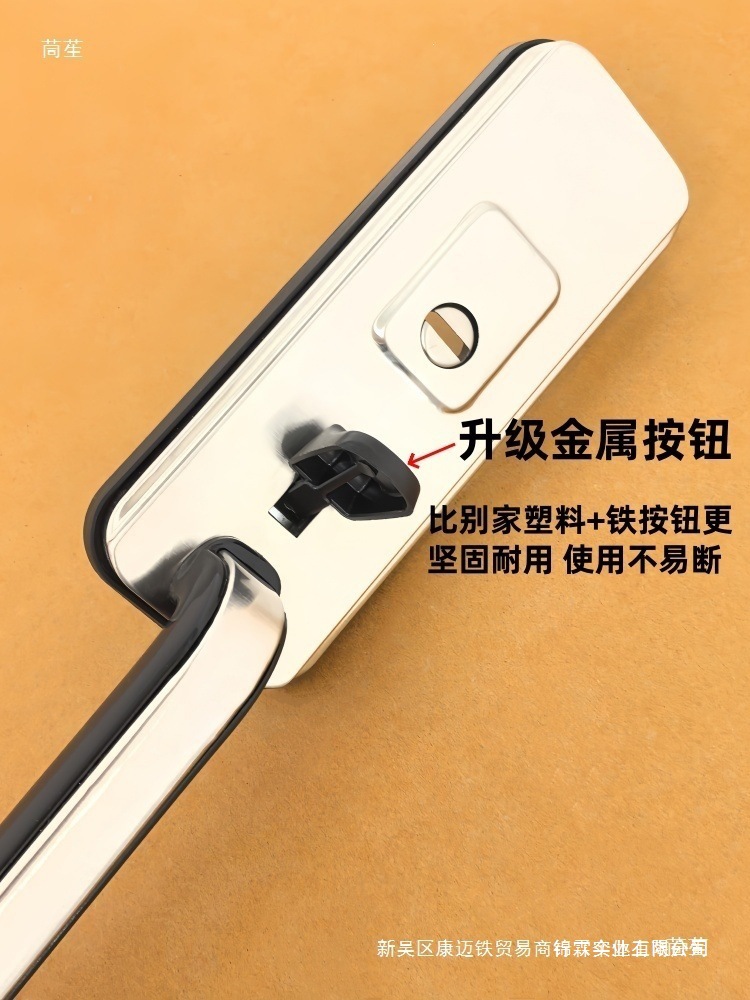 铝合金大门锁老式按压罗普斯金对开门锁庭院门不锈钢豪华大把批发