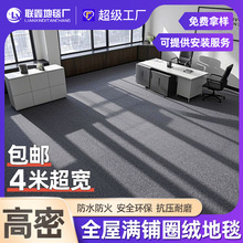 办公室地毯酒店台球厅高级感商用公司工业隔音静音非方块整铺地垫
