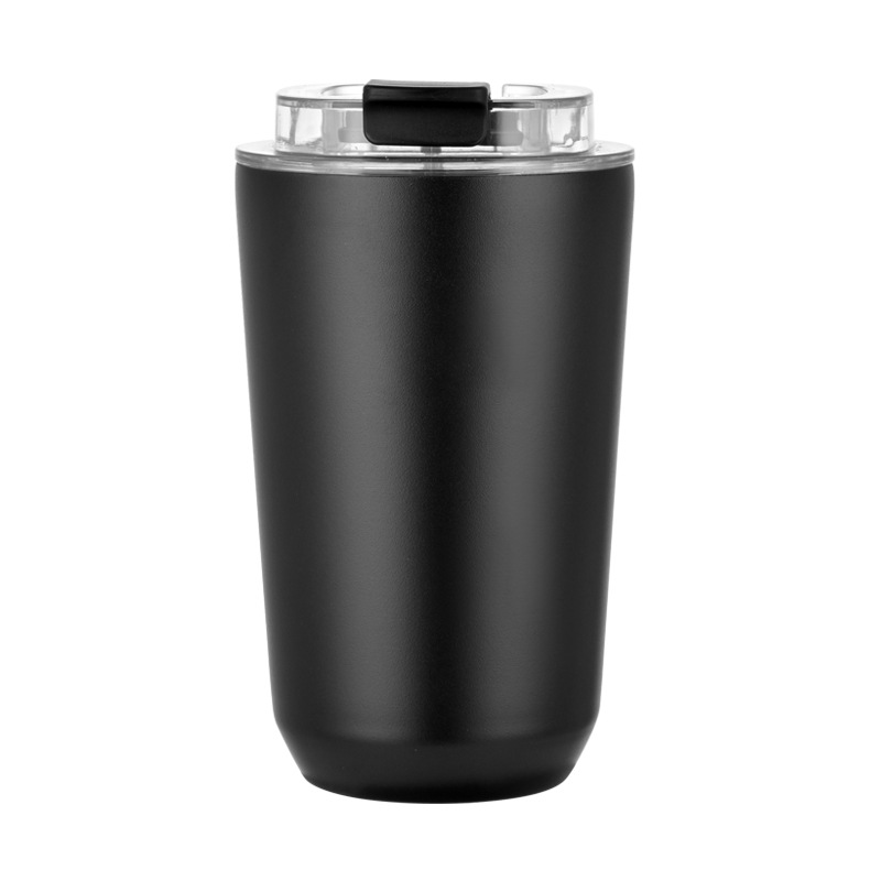 Nuevos productos transfronterizos 304 tazas de café de acero inoxidable tazas de vacío portátiles creativas y simples tazas de agua DIY en stock image 11