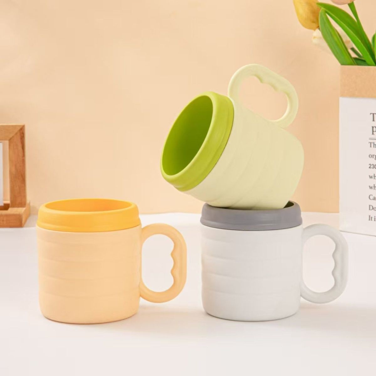 Taza de bambú Taza de enjuague bucal a juego Taza de lavado engrosada Taza multifuncional para uso doméstico simple para estudiantes Ventas directas de fábrica