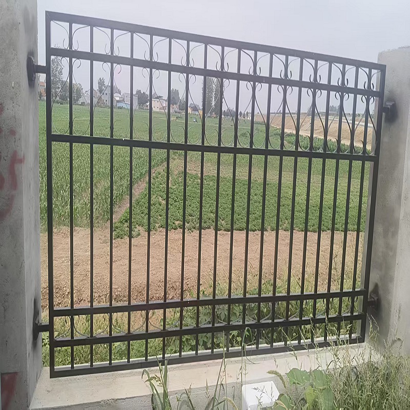 定制锌钢围栏阳台护栏庭院大门适用于房地产市政工程学校医院学校