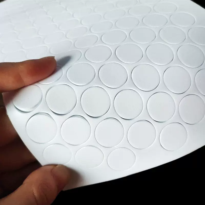 光盘扣泡棉胶垫CD碟固定圆形贴白色泡沫垫卡位海绵光碟内芯卡位