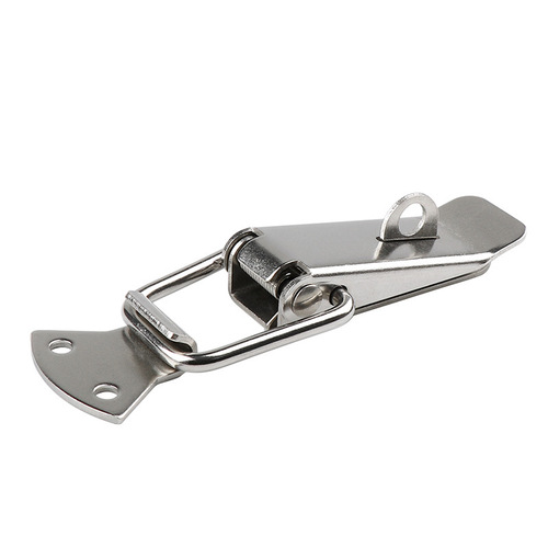 Stainless steel spring buckle lock hardware accessories duckbill luggage metal buckle mini lock buckle