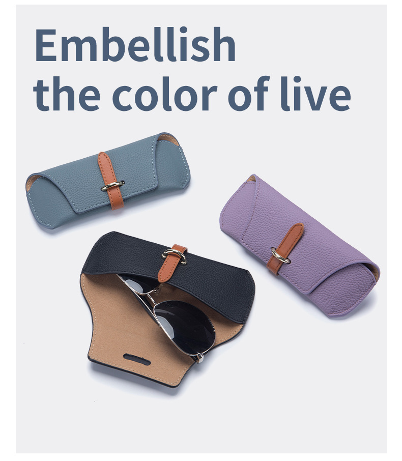 Dark Khaki Sunglasses Case