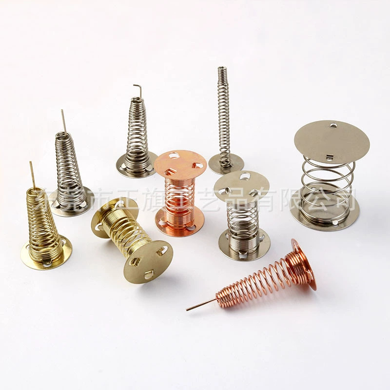 Завод в наличии заостренная плоская головка автомобиль встряхивание кукла качели пружина DIY мультфильм игрушка пружинная база