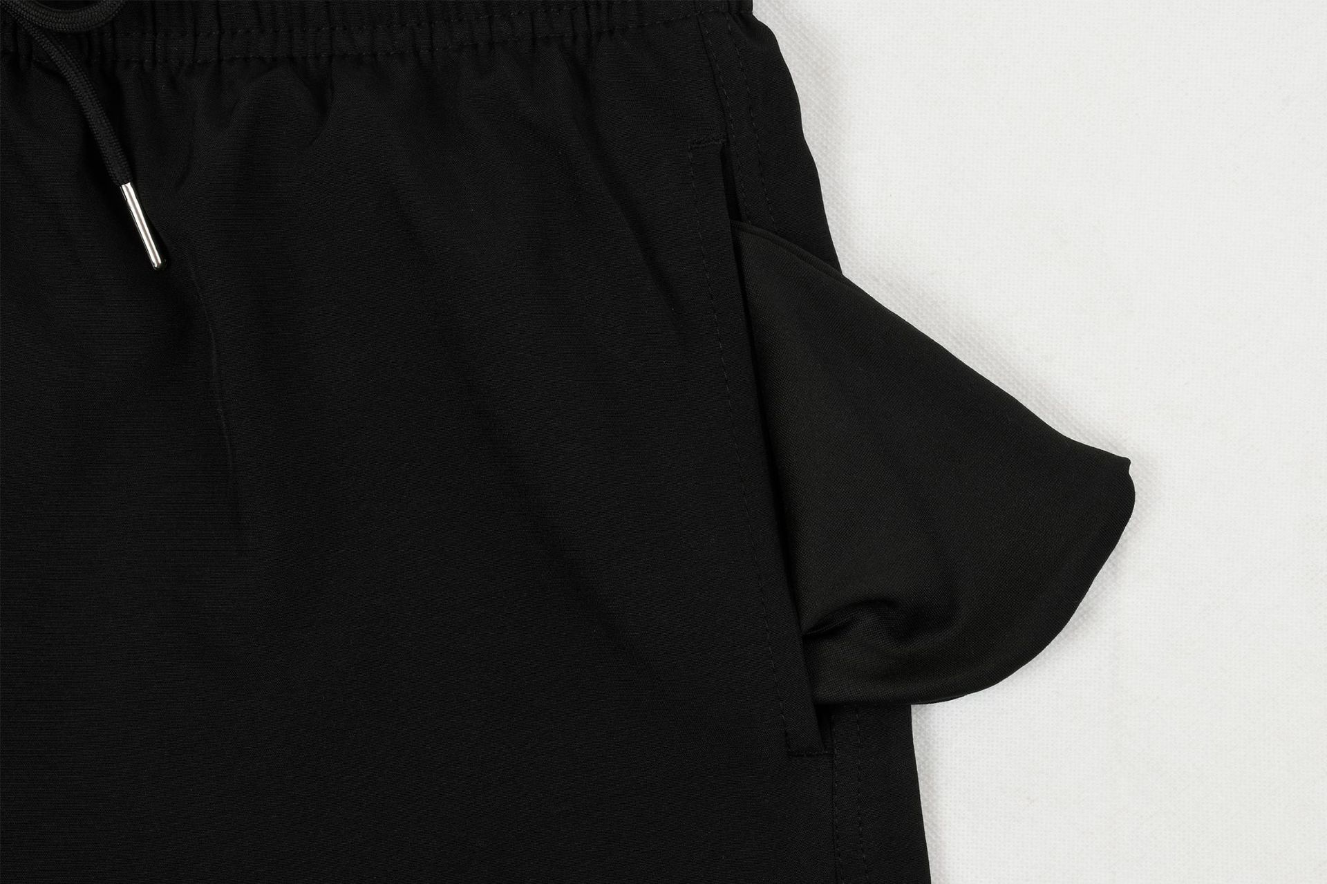 Double layered Swimming Beach Loose Sports Quick Drying Fitness Men's Short Pants_voghion.com