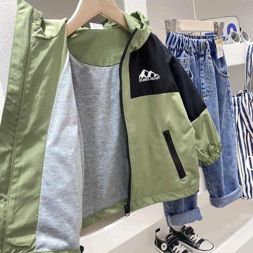  Autumn Children's Clothing Children's Jackets Autumn Boys' Jackets Spring and Autumn Three-in-One Outdoor Camping Autumn Clothing Wholesale