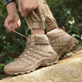 K-style Fashionable Sports Casual Shoes, Outdoor Desert Combat Boots, Men's Shoes, Tactical Shoes, Hiking Boots, Cross-border Large Size