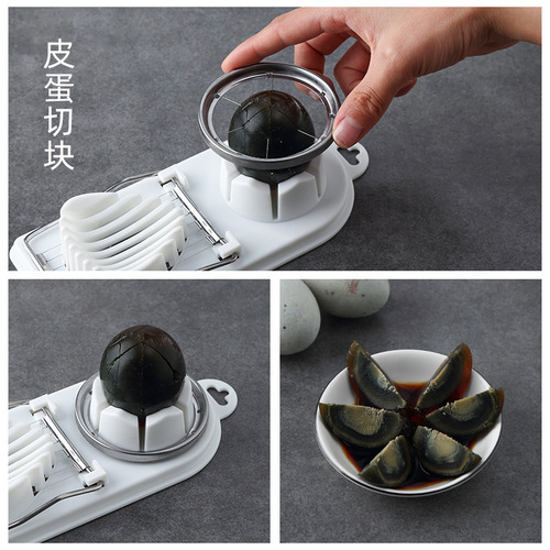 5ZV7 Wholesale Xinjiang Wholesale Egg Cutter Household Egg Cutting Tool Multifunctional Songhua Egg Slicing Divider