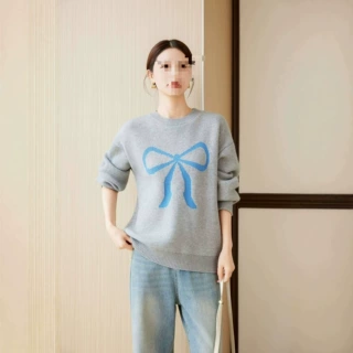 2026秋冬新款欧美时尚韩系针织套头衫女俏皮百搭减龄优质毛衣女潮