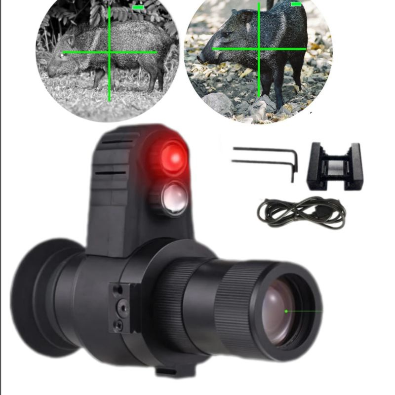 Night Vision Device Infrared HD Zoom Focus Aiming Telescope Hunting Crosshair Scope_voghion.com