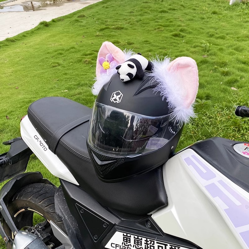 Cartoon Cute Helmet Decoration Plush LinaBell Helmet Accessories