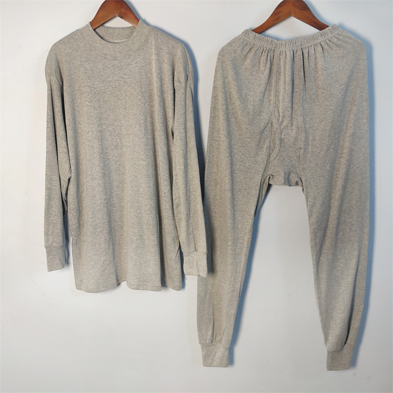 Comfortable colored thermal underwear, set, trousers