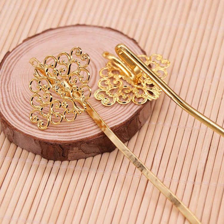 Элегантные handmade медные китайские шпильки для волос - идеальные аксессуары для невест и стилей Ханьфу