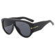 2024 New Toad Fashion Cross-border Sunglasses Personalized Men's T-shaped Accessories Sunglasses Amazon AliExpress