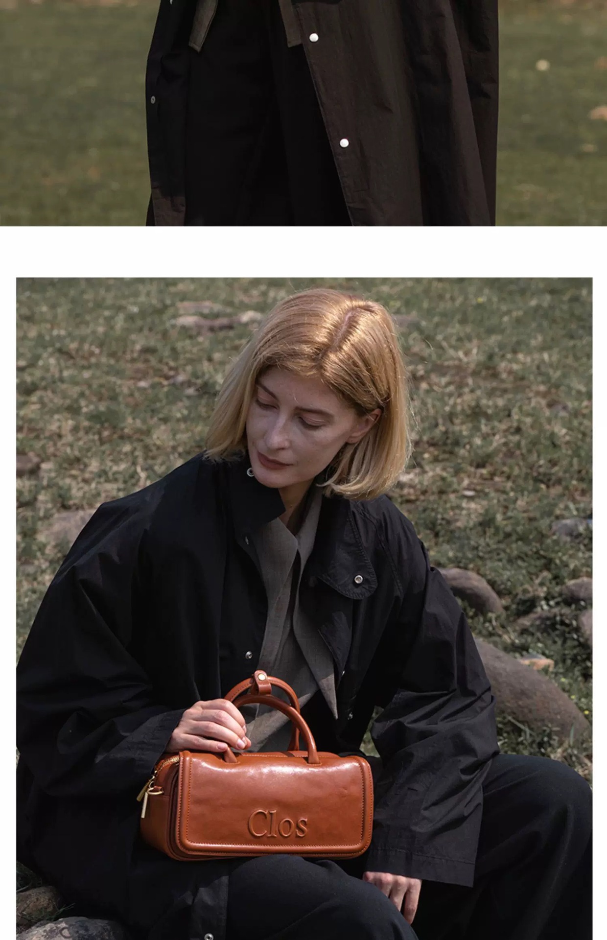 Borsa a spalla in vera pelle retro a cuscinetto da donna_voghion.com