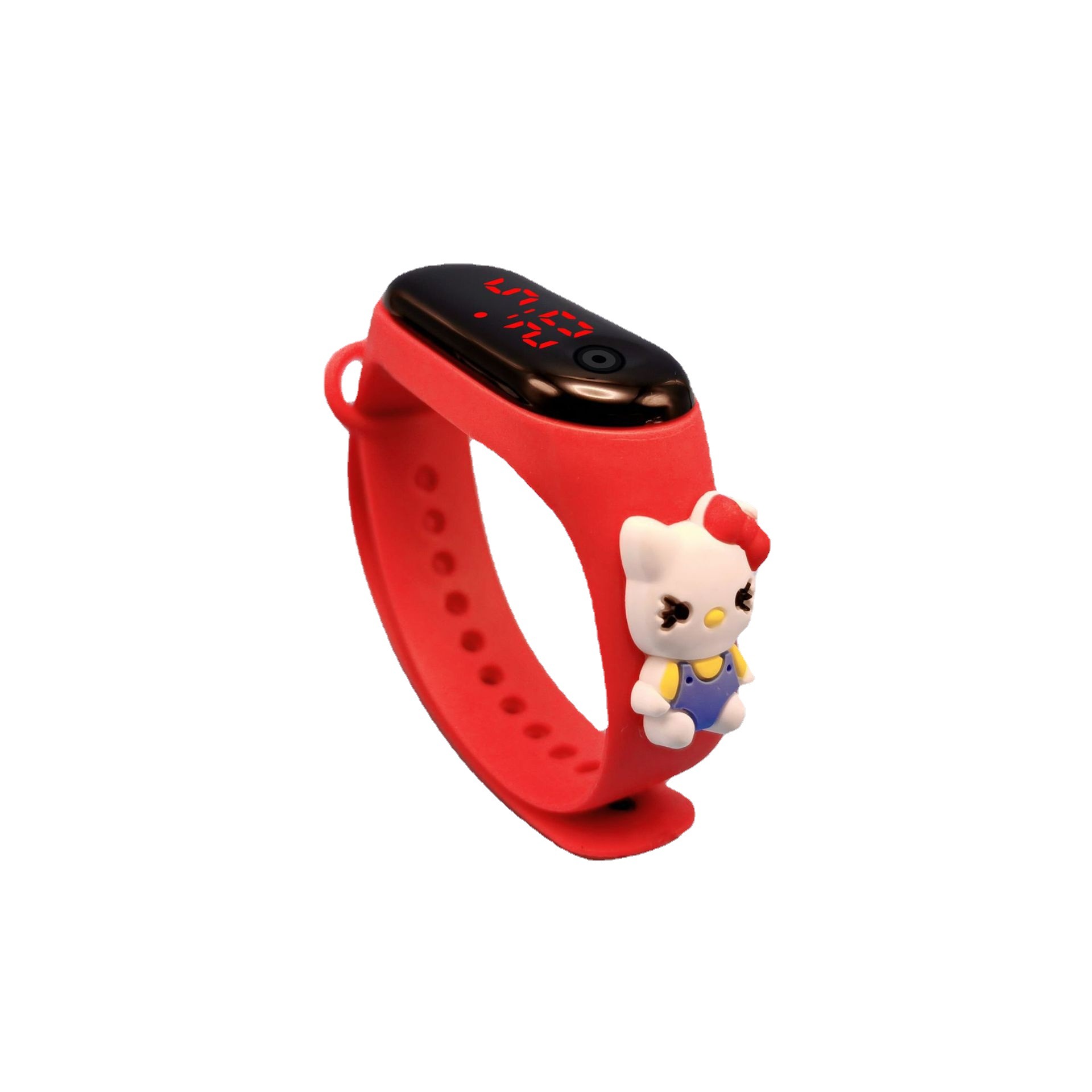 En stock al por mayor M3 reloj de muñeca de luz roja led reloj electrónico creativo estudiante plástico pulsera de dibujos animados niños reloj deportivo