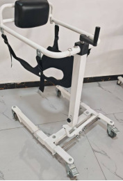Silla de Traslado Hidráulica para Enfermería de Acero Laminado en Frío, Multifuncional para Ancianos