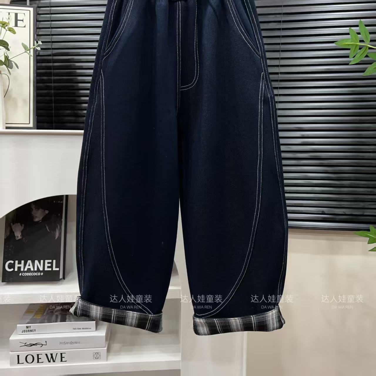 [Primavera y otoño único] 2026 primavera y verano nuevos jeans coreanos sueltos pantalones rectos para niños de tamaño medio image 3