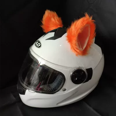 Motosiklet dəbilqələri Ear Accessories Ski Helmet - a-pair-of-orange-pink-cat-ears