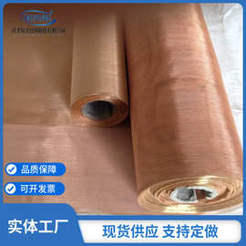 屏蔽网供应2-200目99.99%紫铜65%导电筛选黄铜网耐腐蚀网过滤网