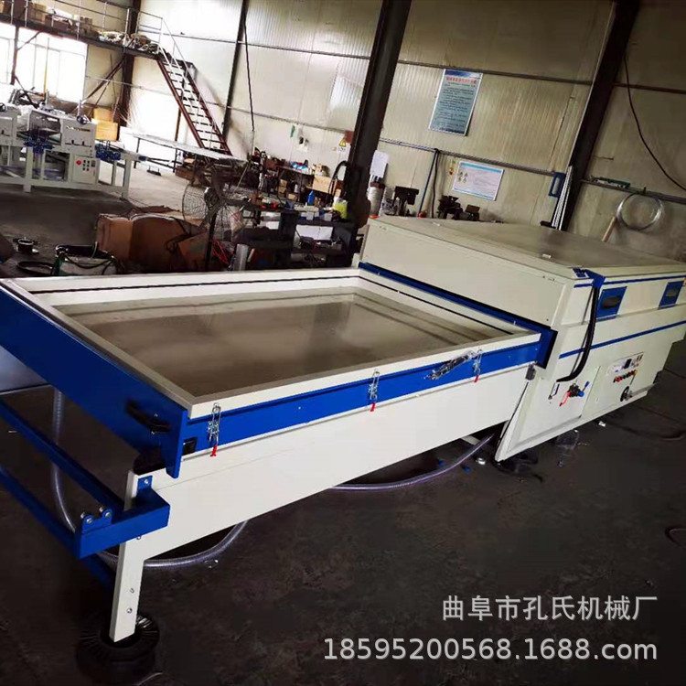 全自动真空覆膜机 模压门PVC橱柜门吸塑机 背景墙护墙板覆膜设备
