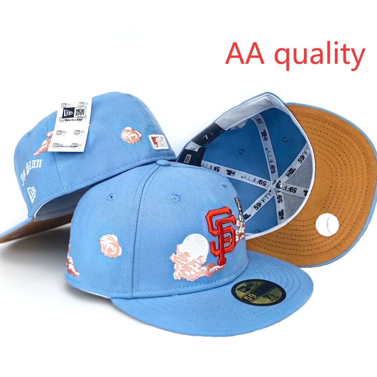 2025 nueva gorra de béisbol MLB de comercio exterior transfronterizo de gran venta, sombrero de borde plano de moda de ala plana móvil Loki