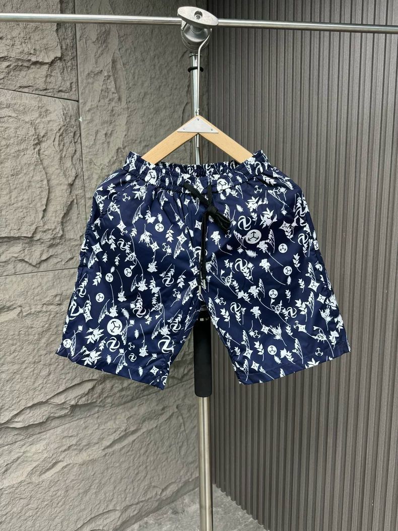 Men's Clothing High End Men's All Over Print Casual Shorts Summer Thin Quick Drying Straight Leg Stylish Five Point Beach Shorts_viptrois.com