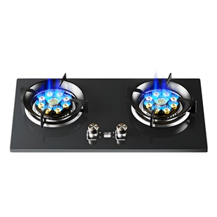 Gas Stove Double Stove Household Embedded Fierce Stove Liquefied Gas Gas Gas Stove Timing Fierce Stove