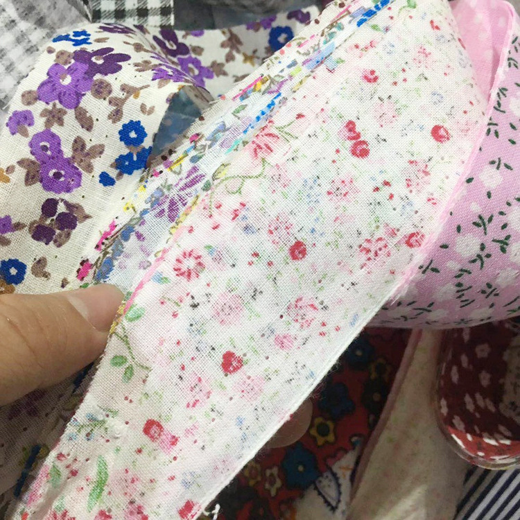 清包边条花布条边角料布料布组手工DIY辅料一斤9.8元碎花拼布裙子|undefined
