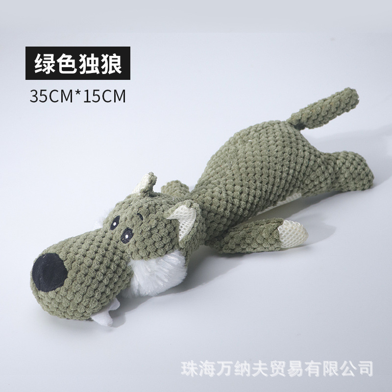 Nueva mascota perro juguete felpa resistente a los mordiscos de sonido animal transfronterizo Amazon pequeño perro de juguete suministros para mascotas