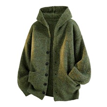 U 49711 Men's Hooded Knit Sweater ��ñ��֯�� �羳ŷ��